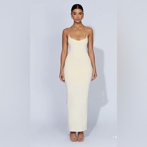 Meshki Sabine backless maxi dress